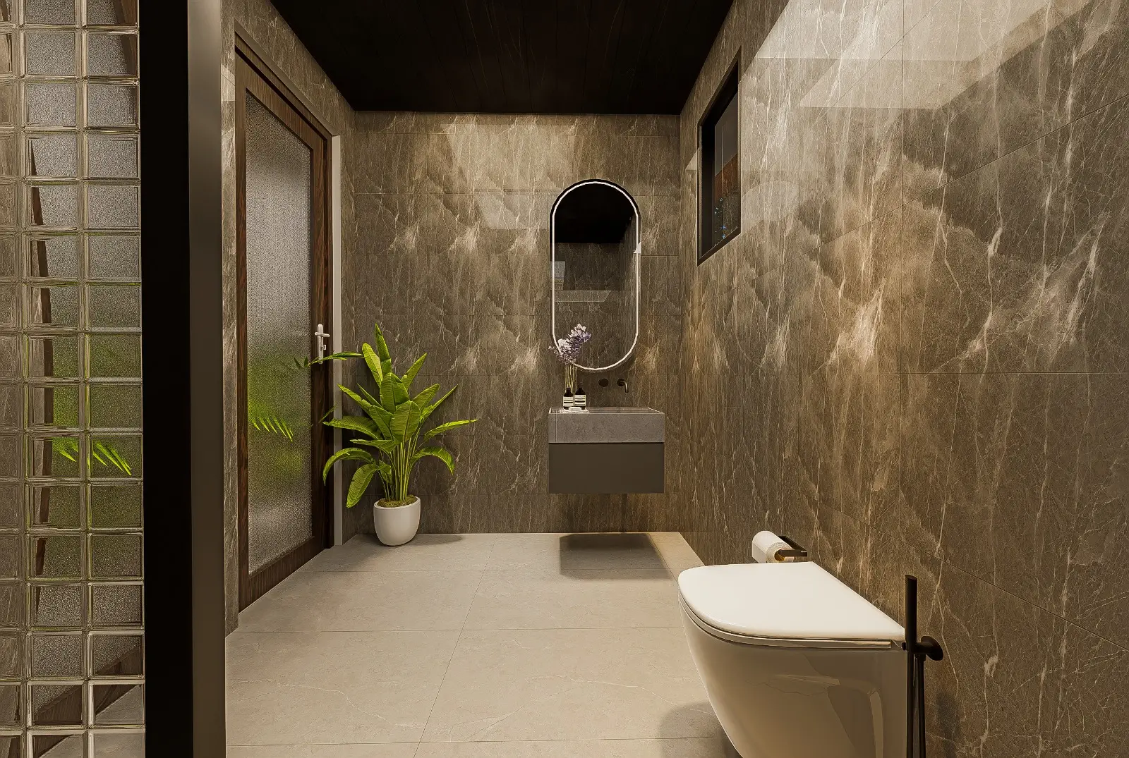 Renovation project in Dankotuwa with 3 bedrooms, 3 attached bathrooms, and modern design by expert architects in Sri Lanka