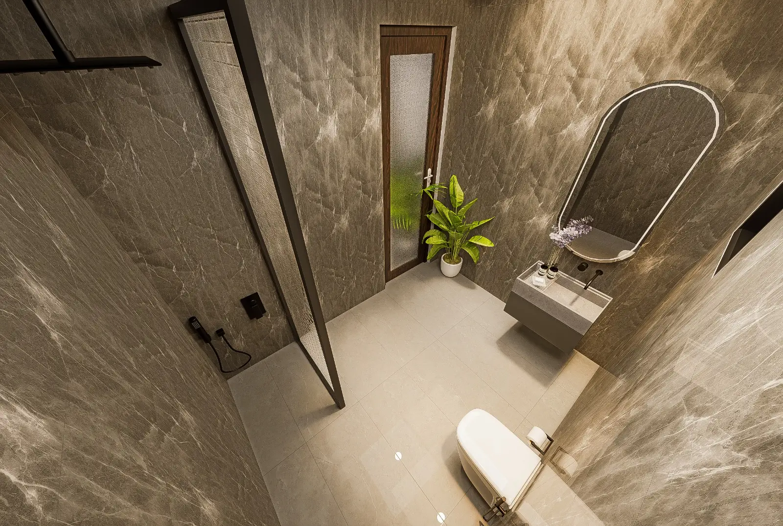 Renovation project in Dankotuwa with 3 bedrooms, 3 attached bathrooms, and modern design by expert architects in Sri Lanka