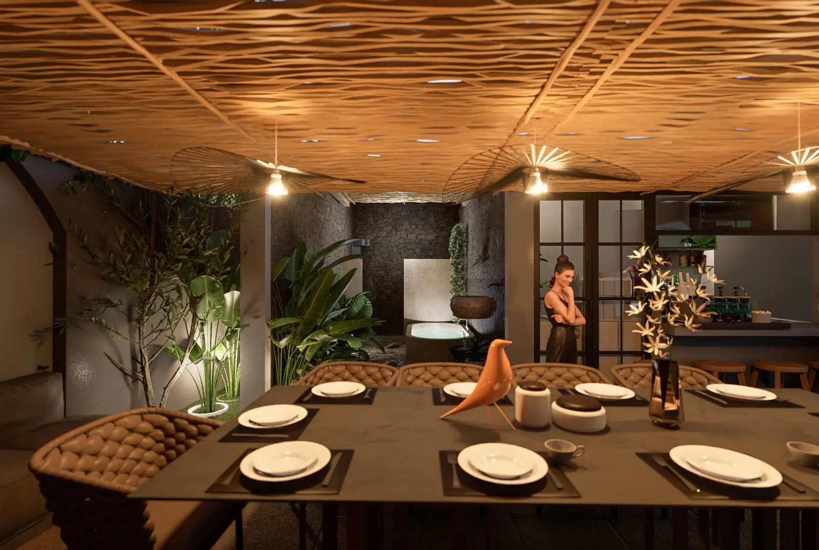 Renovation project in Dankotuwa with 3 bedrooms, 3 attached bathrooms, and modern design by expert architects in Sri Lanka