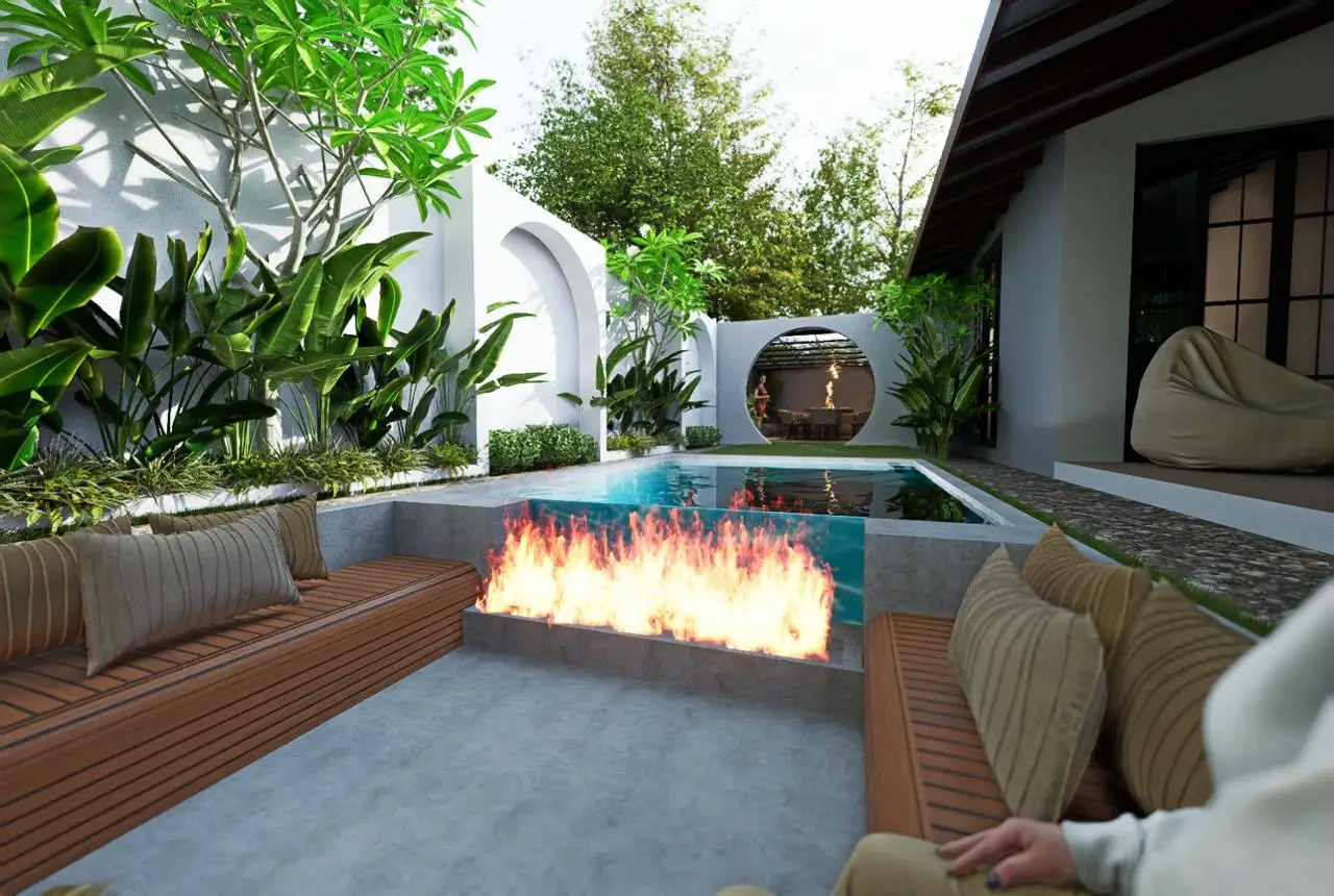 Renovation project in Dankotuwa with 3 bedrooms, 3 attached bathrooms, and modern design by expert architects in Sri Lanka