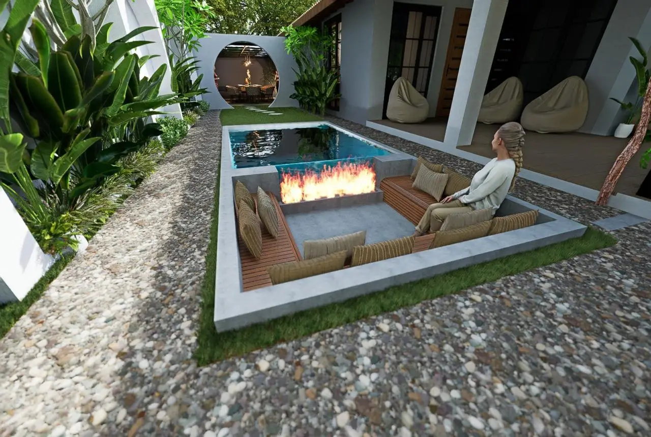 Renovation project in Dankotuwa with 3 bedrooms, 3 attached bathrooms, and modern design by expert architects in Sri Lanka