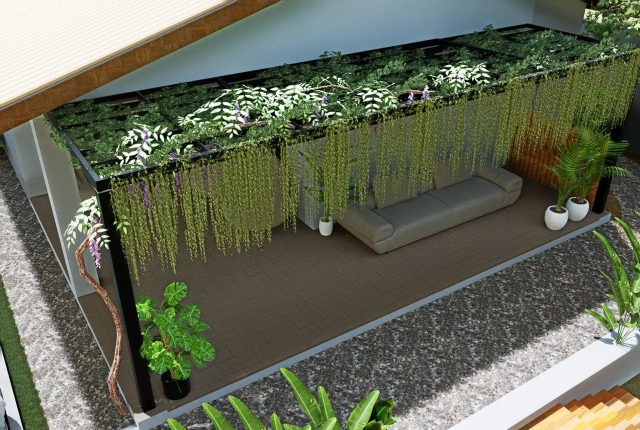 Renovation project in Dankotuwa with 3 bedrooms, 3 attached bathrooms, and modern design by expert architects in Sri Lanka