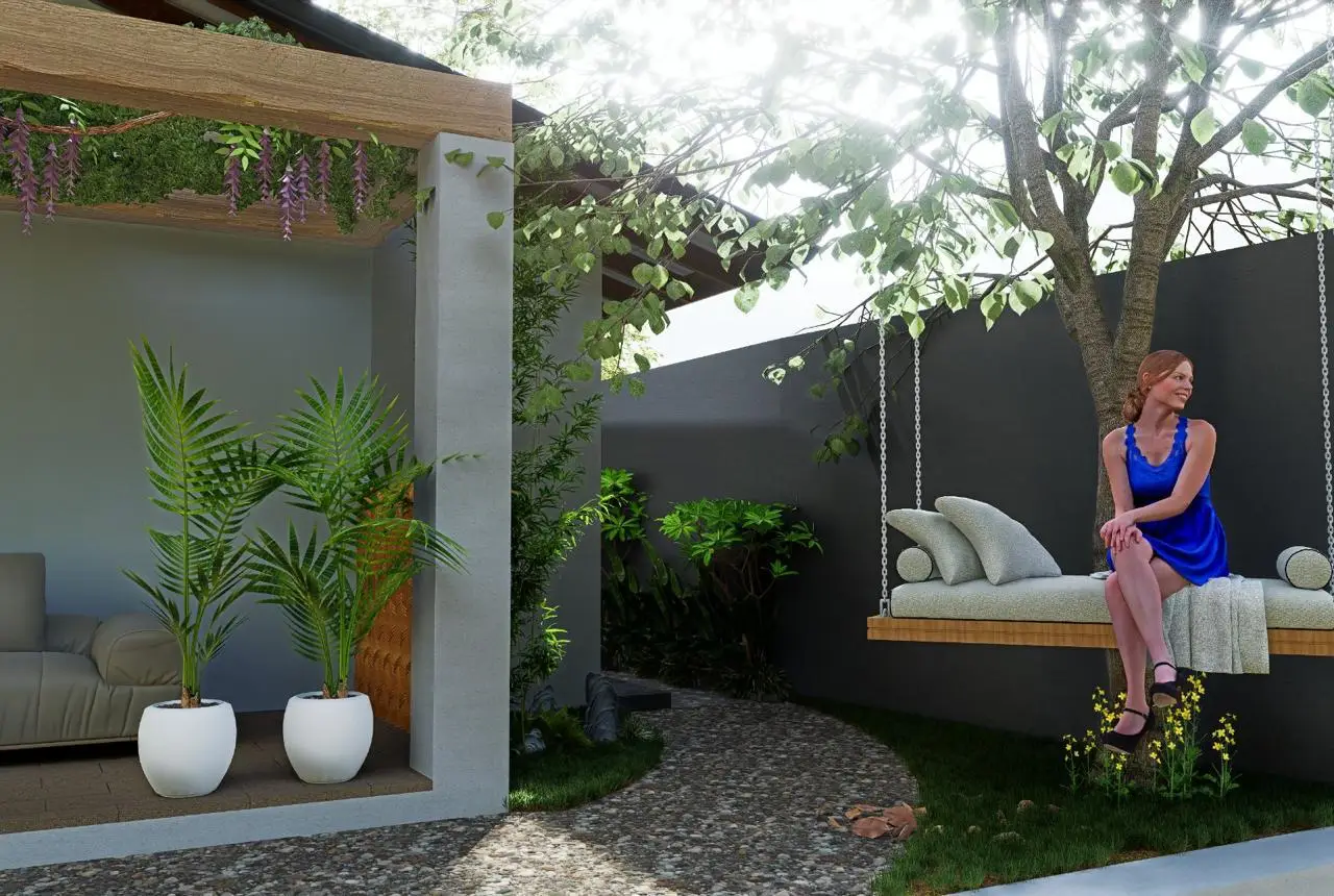 Renovation project in Dankotuwa with 3 bedrooms, 3 attached bathrooms, and modern design by expert architects in Sri Lanka